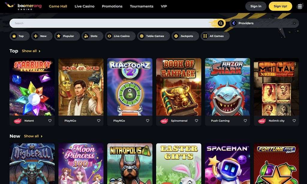 Beneficios del Casino Boomerangbet