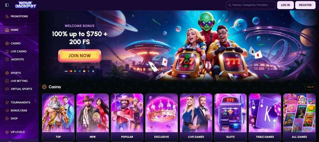 Casino en ligne NovaJackpot - Juin 2025